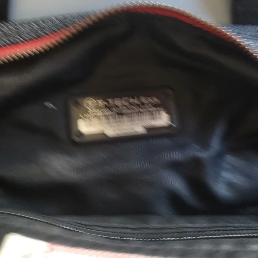 Rare Vintage Tumi T-tech Denim Laptop Messenger Bag Lots of Storage